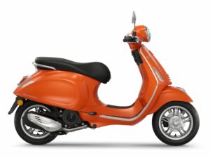 vespa primavera 125 e5+ arancio mas little italy